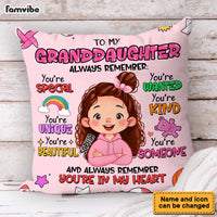 Personalized Gift For Grandson You Are In My Heart Pillow 34472 thumb 1