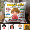 Personalized Gift For Grandson You Are In My Heart Pillow 34472 1