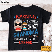 Personalized Gift For Grandson And Crazy Grandma Kid T Shirt - Kid Hoodie - Kid Sweatshirt 34475 thumb 1