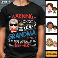 Personalized Gift For Grandson And Crazy Grandma Kid T Shirt - Kid Hoodie - Kid Sweatshirt 34475 thumb 1