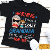 Personalized Gift For Grandson And Crazy Grandma Kid T Shirt - Kid Hoodie - Kid Sweatshirt 34475 thumb 1