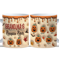 Personalized Gift For Grandma Autumn Pumpkin Patch Mug 34479 thumb 1