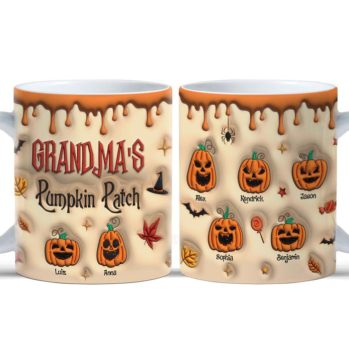Personalized Gift For Grandma Autumn Pumpkin Patch Mug 34479 1
