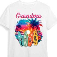 Personalized Gift For Grandma Beach With Grandkids Shirt - Hoodie - Sweatshirt 34484 thumb 1