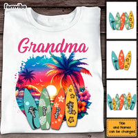 Personalized Gift For Grandma Beach With Grandkids Shirt - Hoodie - Sweatshirt 34484 thumb 1