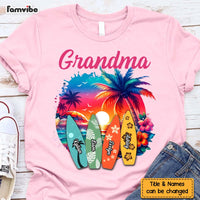Personalized Gift For Grandma Beach With Grandkids Shirt - Hoodie - Sweatshirt 34484 thumb 1