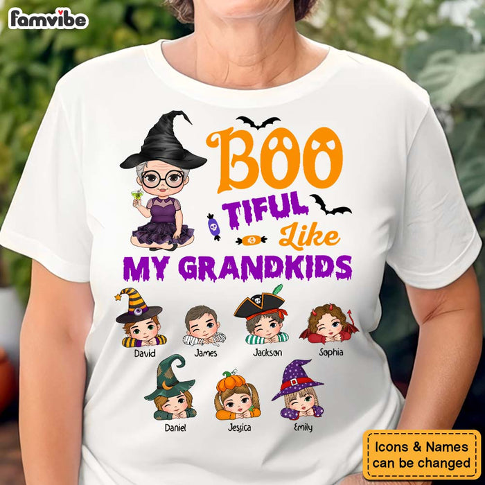 Personalized Gift For Grandma Bootiful  Like My Grandkids Shirt - Hoodie - Sweatshirt 34485 1