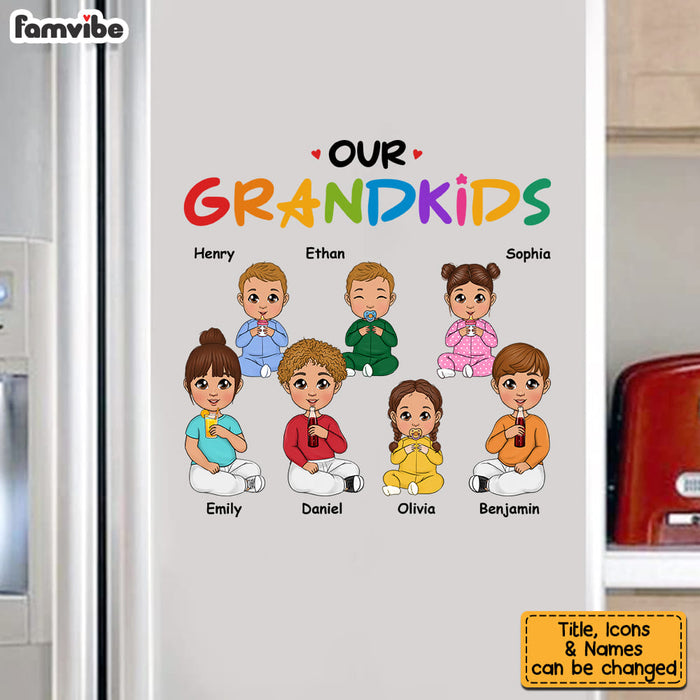 Personalized Our Grandkids - Loving Gift For Grandma Decal 34492 1