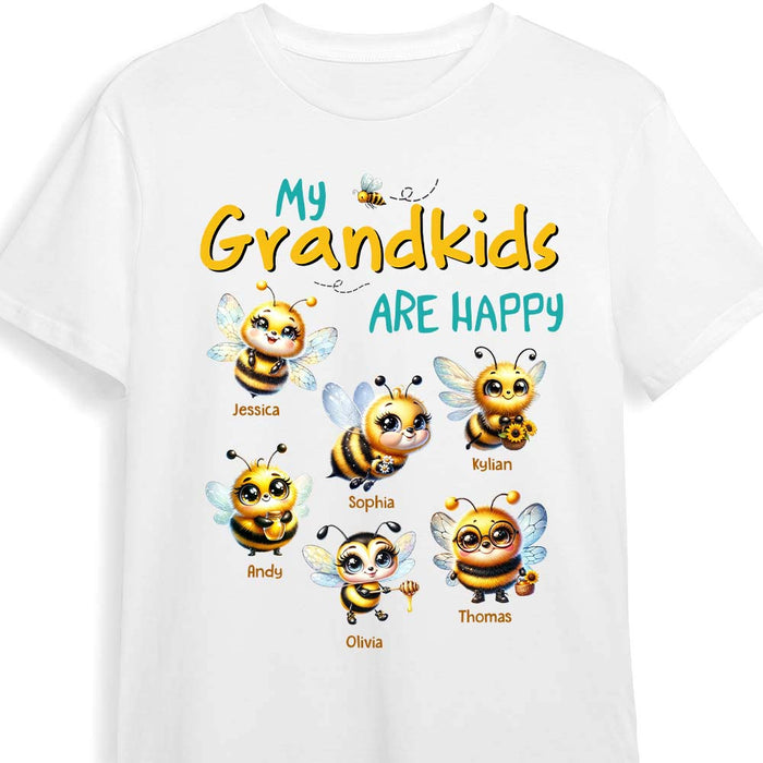 Personalized Gift For Grandma Bee Happy Shirt - Hoodie - Sweatshirt 34493 1
