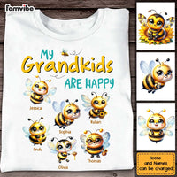 Personalized Gift For Grandma Bee Happy Shirt - Hoodie - Sweatshirt 34493 thumb 1