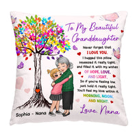 Personalized Gift For Granddaughter, Grandson, Kids Grandma Mother Hugged Pillow 34496 thumb 1