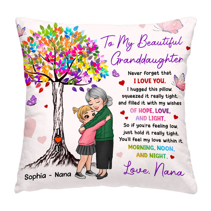 Personalized Gift For Granddaughter, Grandson, Kids Grandma Mother Hugged Pillow 34496 1