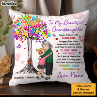 Personalized Gift For Granddaughter, Grandson, Kids Grandma Mother Hugged Pillow 34496 thumb 1