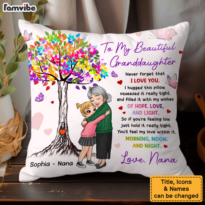 Personalized Gift For Granddaughter, Grandson, Kids Grandma Mother Hugged Pillow 34496 1