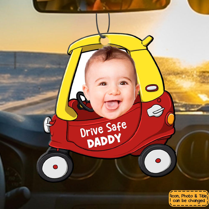 Personalized  Drive Safe Daddy Car Air Freshener 34499 1