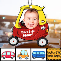 Personalized  Drive Safe Daddy Car Air Freshener 34499 thumb 1