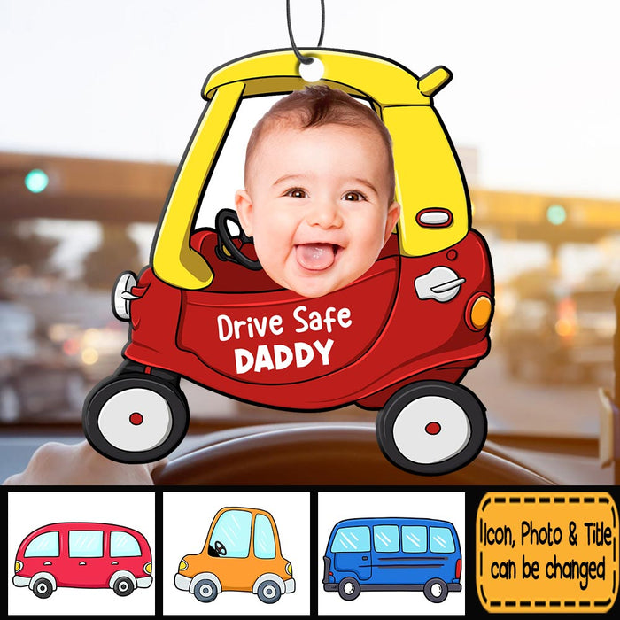 Personalized  Drive Safe Daddy Car Air Freshener 34499 1