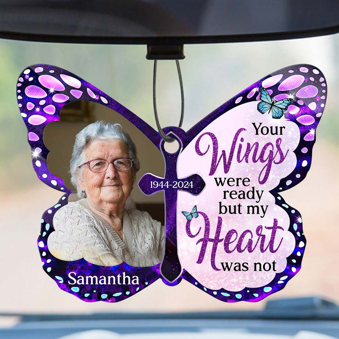 Personalized Memorial Gift Your Wings Were Ready Car Air Freshener 34500 1