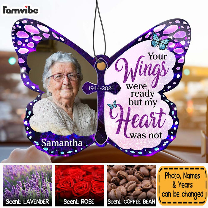 Personalized Memorial Gift Your Wings Were Ready Car Air Freshener 34500 1
