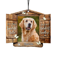 Personalized Gift For Dog Lovers You Were My Favorite Hello Car Air Freshener 34501 thumb 1