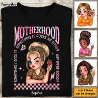 Personalized Gift For Mom Grandma Sometimes I Rock It Somtimes It Rocks Me Shirt - Hoodie - Sweatshirt 34506 thumb 1