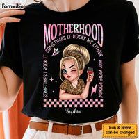 Personalized Gift For Mom Grandma Sometimes I Rock It Somtimes It Rocks Me Shirt - Hoodie - Sweatshirt 34506 thumb 1
