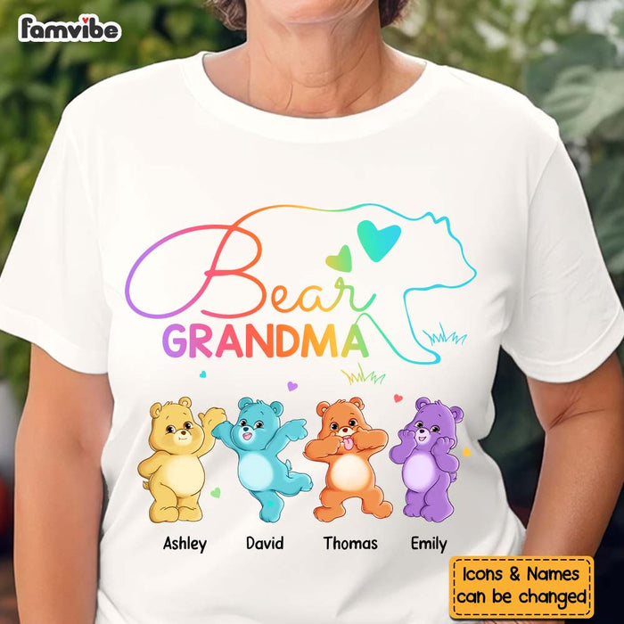 Personalized Gift For Grandma Bear Grandma Shirt - Hoodie - Sweatshirt 34507 1