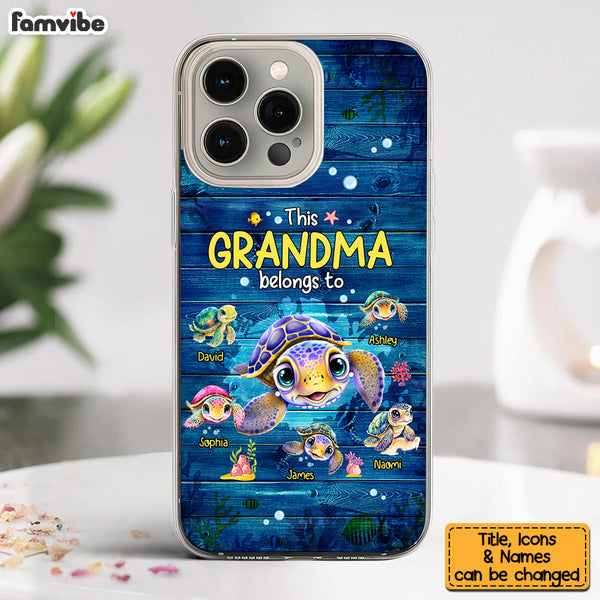 Personalized Gift For Grandma Nana Belongs To Clear Phone Case 34508