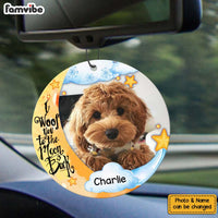 Personalized I Woof You To The Moon And Back Dog Lovers Car Air Freshener 34526 thumb 1