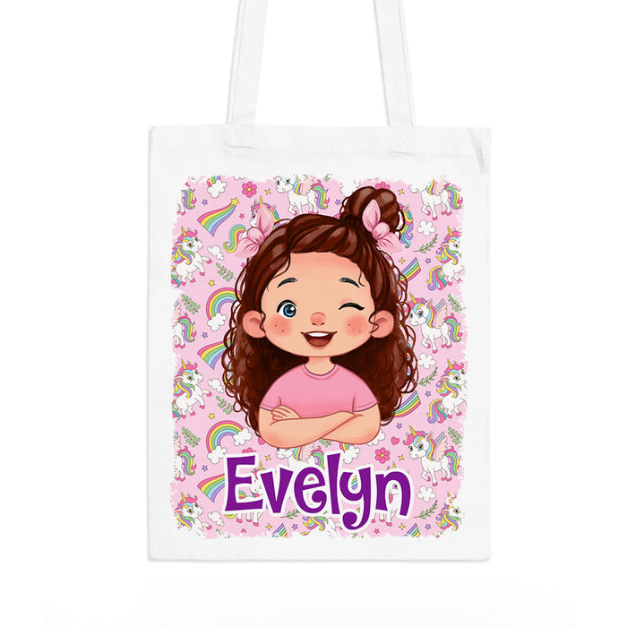 Personalized Gift For Granddaughter Name Colorful Tote Bag 34528 1