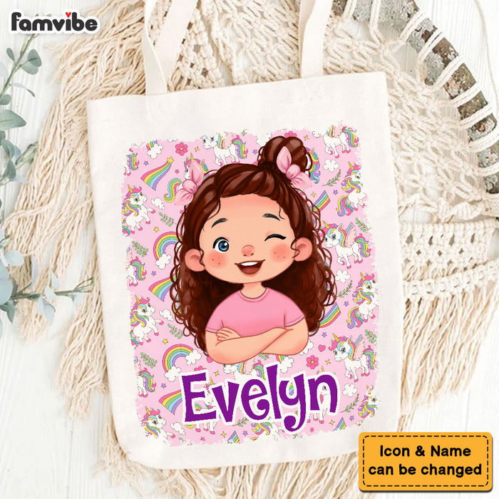 Personalized Gift For Granddaughter Name Colorful Tote Bag 34528 1