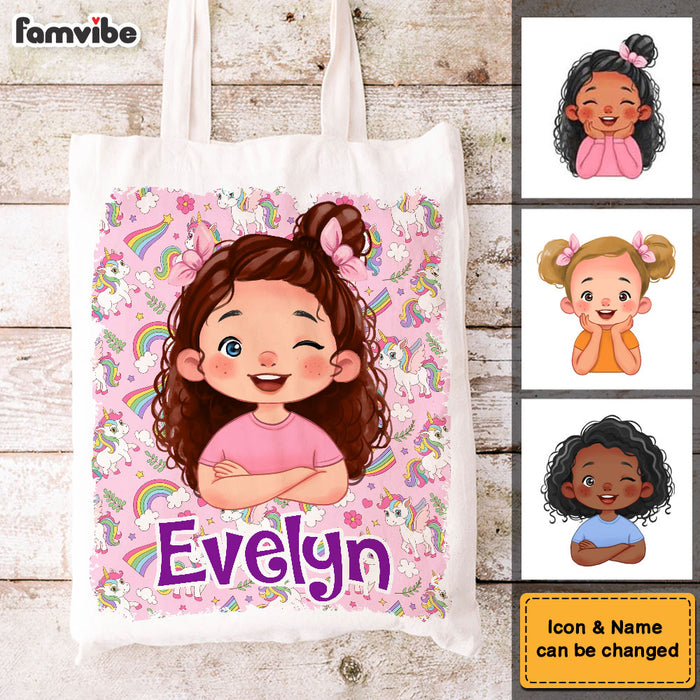 Personalized Gift For Granddaughter Name Colorful Tote Bag 34528 1