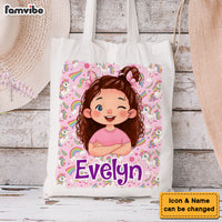 Personalized Gift For Granddaughter Name Colorful Tote Bag 34528 thumb 1