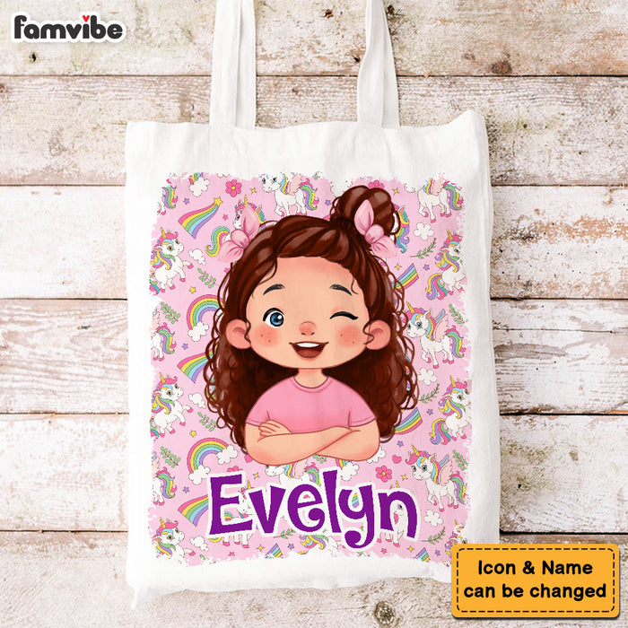 Personalized Gift For Granddaughter Name Colorful Tote Bag 34528 1