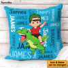 Personalized Gift For Grandson Name Swaddle Pillow 34549 1