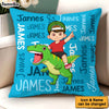 Personalized Gift For Grandson Name Swaddle Pillow 34549 1