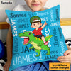 Personalized Gift For Grandson Name Swaddle Pillow 34549 1