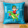 Personalized Gift For Grandson Name Swaddle Pillow 34549 1