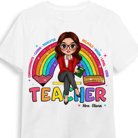 Personalized Gift for Teacher Teach Love Inspire Appreciation Sparkly Shirt - Hoodie - Sweatshirt 34585 thumb 1
