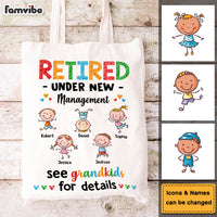 Personalized Gift For Grandma Retired See Grandkids Tote Bag 34602 thumb 1