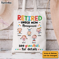 Personalized Gift For Grandma Retired See Grandkids Tote Bag 34602 thumb 1