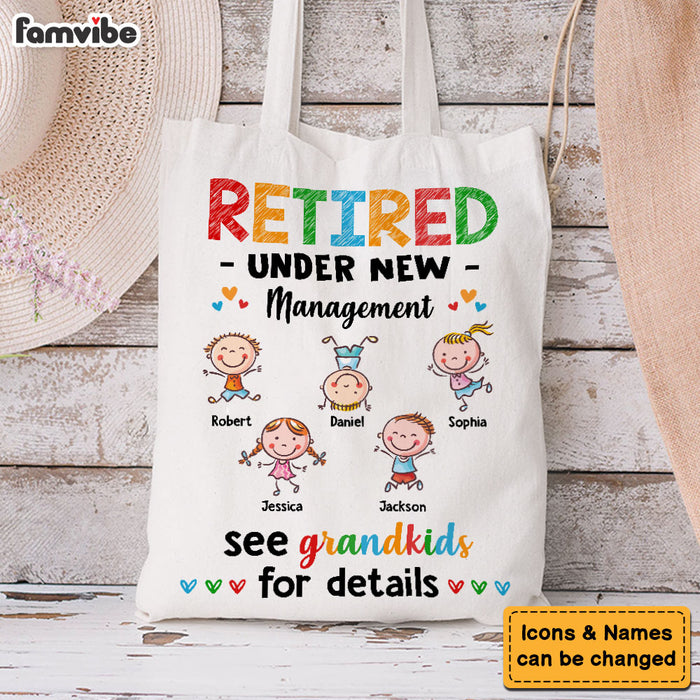 Personalized Gift For Grandma Retired See Grandkids Tote Bag 34602 1