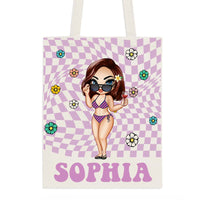Personalized Summer Vibes Gift Tote Bag 34604 thumb 1