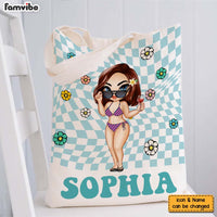 Personalized Summer Vibes Gift Tote Bag 34604 thumb 1