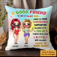 Personalized Gift to my Good Friend Good Bra Pillow 34607 thumb 1