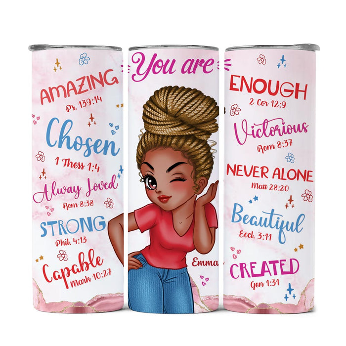 Personalized Gift For Girlfriend - Daughter - Sister - You Are Skinny Tumbler 34609 1
