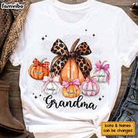 Personalized Gift For Grandma Fall Coquette Pumpkins Shirt - Hoodie - Sweatshirt 34610 thumb 1