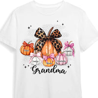 Personalized Gift For Grandma Fall Coquette Pumpkins Shirt - Hoodie - Sweatshirt 34610 thumb 1