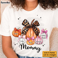 Personalized Gift For Grandma Fall Coquette Pumpkins Shirt - Hoodie - Sweatshirt 34610 thumb 1