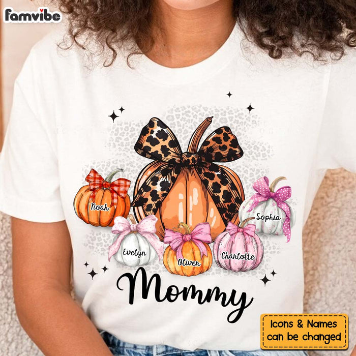 Personalized Gift For Grandma Fall Coquette Pumpkins Shirt - Hoodie - Sweatshirt 34610 1